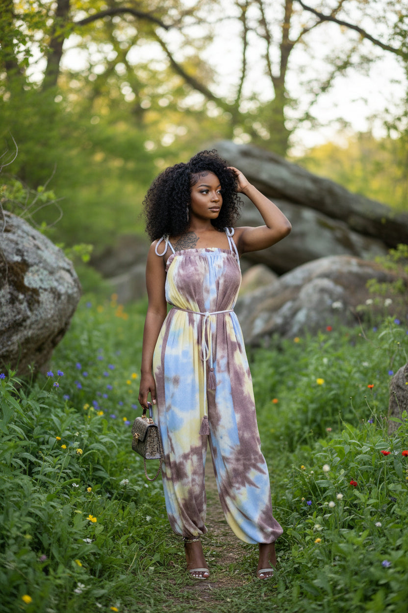 Jumpsuit Tie-Dye Jumpsuit - Calypso Colours