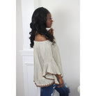 Shirts & Tops Nina Off Shoulder Top - Calypso Colours