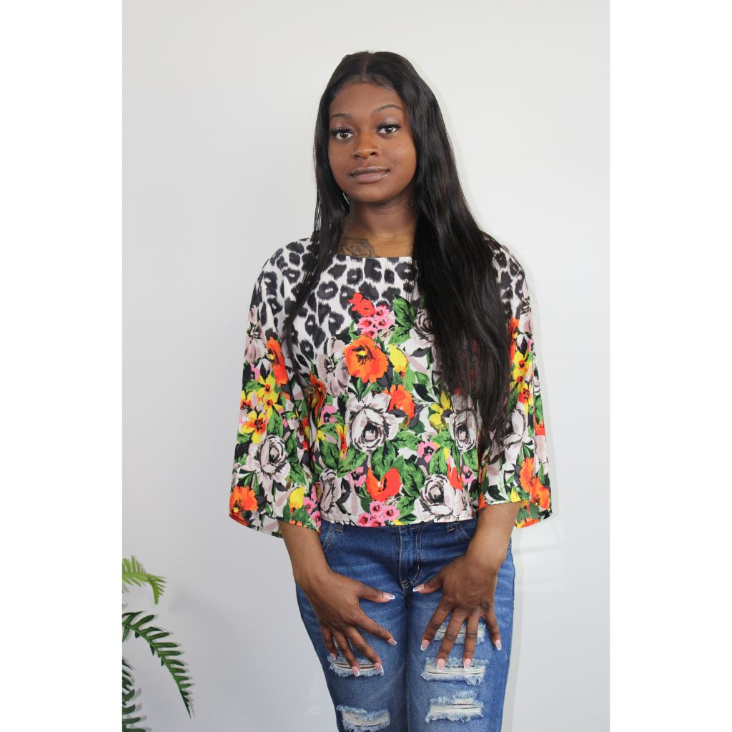 Shirts & Tops Lisa Floral Top - Calypso Colours